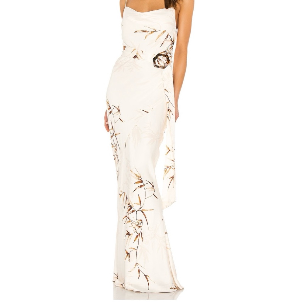 NWT Shona Joy Horizon Bias Cowl Maxi Dress